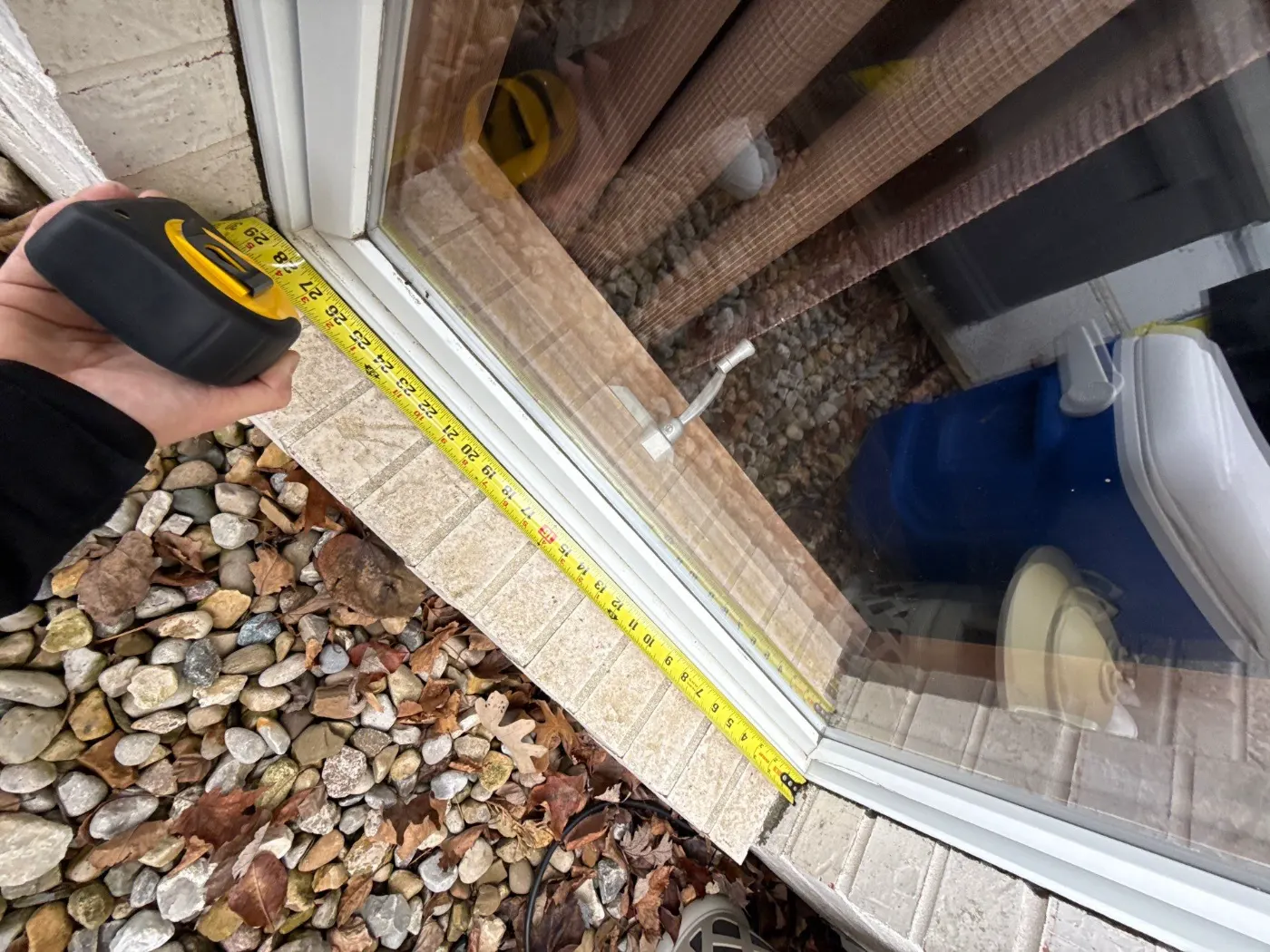 Window replacement documented in Noblesville